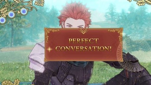 Fire Emblem Warriors: Three Hopes: Perfect Conversation with Sylvain on Expedition