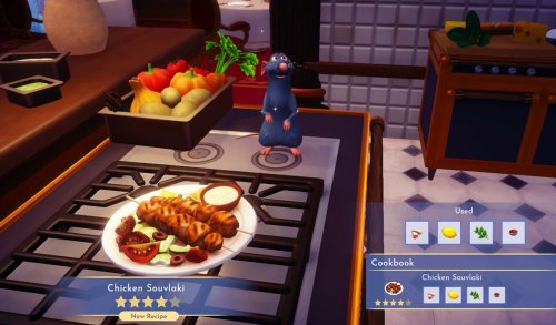 How to Make Chicken Souvlaki in Disney Dreamlight Valley