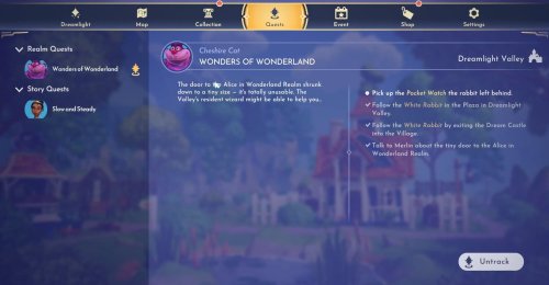 Wonders of Wonderland Quest – Disney Dreamlight Valley