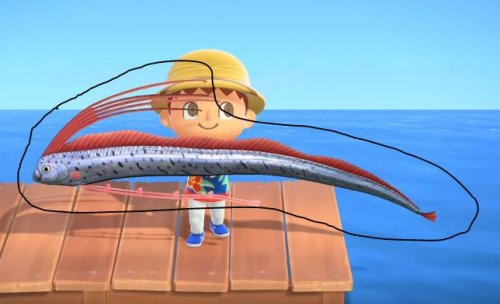 The easy trick to catch the Oarfish in Animal Crossing: New Horizons