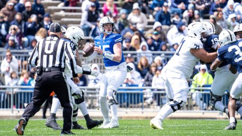 ‘Hard to Watch’: CFB Analyst Expresses Concern Over Penn State QB Drew Allar After Spring Game