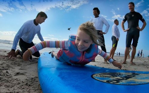 Shore town's 'surf therapy' brings joy to special-needs kids