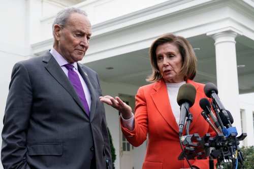 As he surrendered to Trump, even Nancy Pelosi hammered Chuck Schumer