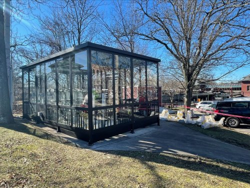 Locked glass shed coming to NJ Transit station for commuters to store bikes