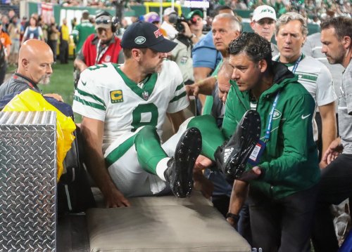 Jets’ Aaron Rodgers takes latest step in return from torn Achilles