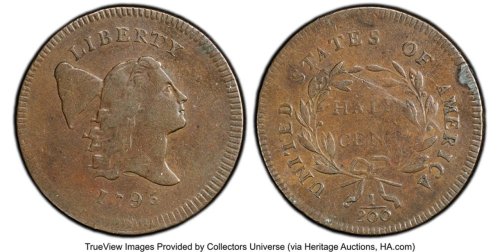 Rare half cent fetches $5,856 at auction | Flipboard