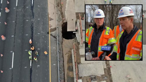 N.J. highway sinkholes will cause traffic headaches for weeks, officials say after touring I-80