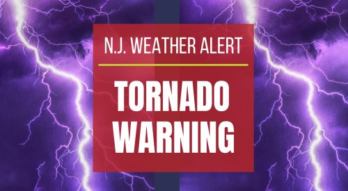 Tornado warnings issued in 2 N.J. counties as strong thunderstorms lash region