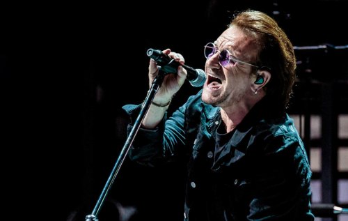Bono says he dislikes U2's name and is "embarrassed" by most of their songs