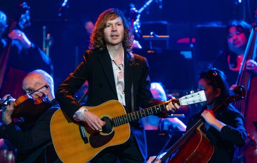 Beck performs hits and curios at the Royal Albert Hall with 80-piece BBC Concert Orchestra