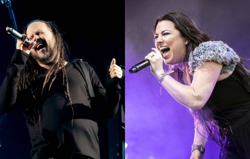 Watch Korn reunite with Evanescence's Amy Lee to perform 'Freak On A Leash'