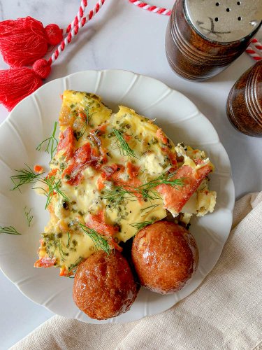 Smoked Salmon Brunch Frittata