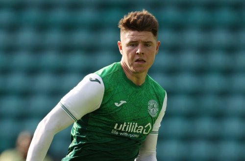 Hibs star confirms contract talks underway after £5m price slapped on him
