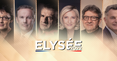 Le Pen, Mélenchon... suivez la soirée « Elysée 2022 », avec 6 des 12 candidats