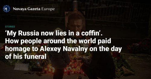 ‘My Russia now lies in a coffin’