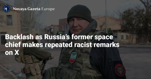 Backlash as Russia’s former space chief makes repeated racist remarks on X