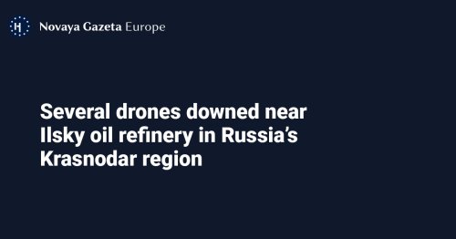 Several drones downed near Ilsky oil refinery in Russia’s Krasnodar region
