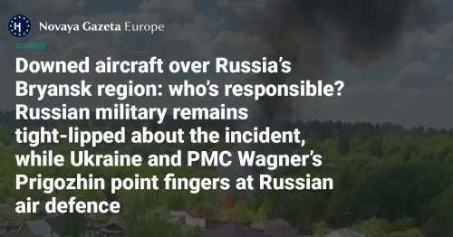 Downed Aircraft Over Russia’s Bryansk Region: Who’s Responsible ...