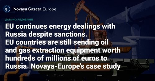 EU Continues Energy Dealings With Russia Despite Sanctions. EU ...