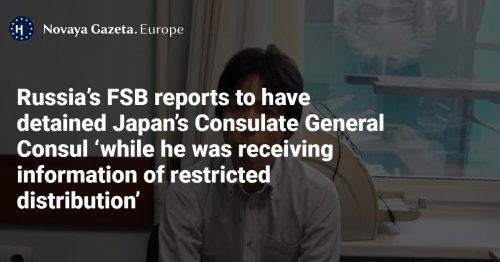 Russia’s FSB reports to have detained Japan’s Consulate General Consul ‘while he was receiving information of restricted distribution’