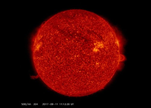 На Солнце произошла вторая по мощности вспышка за последние 12 лет