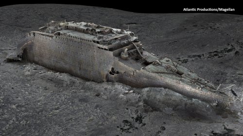 A remarkable new view of the Titanic shipwreck is here, thanks to deep-sea mappers