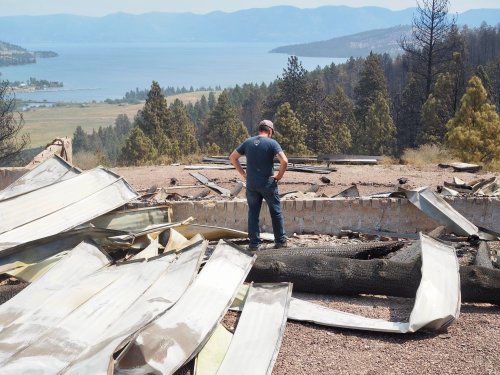 This Montana couple built their dream home, only to have it burn down in minutes