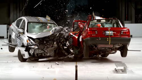 Crash Test Dummies Show The Difference Between Cars In Mexico And U.S.