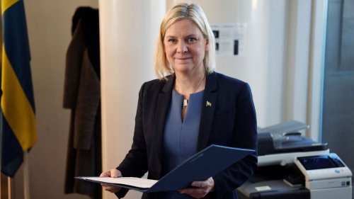 Sweden's first female leader quit last week after a few hours. She was just reelected
