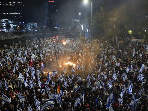 Mass protests erupt after Israeli Prime Minister Netanyahu fires his defense chief