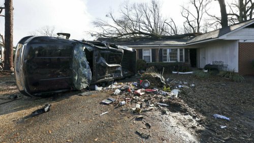 At least 9 people were killed as a giant storm system hit the Southern U.S.