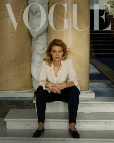 Ukraine's first lady posed for 'Vogue' and sparked discussion on how to #SitLikeAGirl
