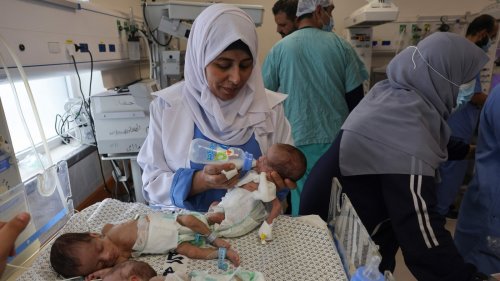 31 premature babies are evacuated from Al-Shifa Hospital to southern Gaza