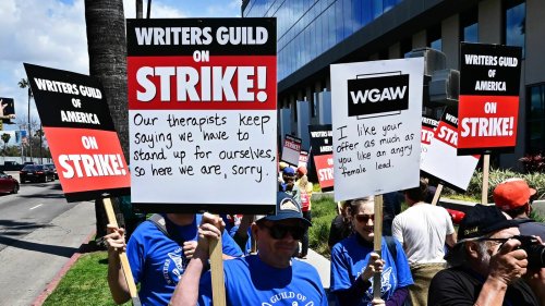 The best picket signs of the Hollywood writers' strike