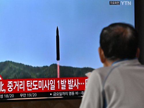 North Korea fires a ballistic missile over Japan