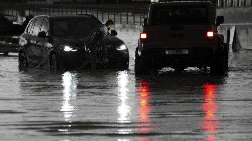 Storm dumps heaviest rain ever recorded in the United Arab Emirates