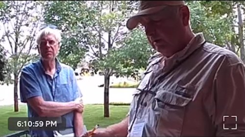 The election denial movement is now going door to door