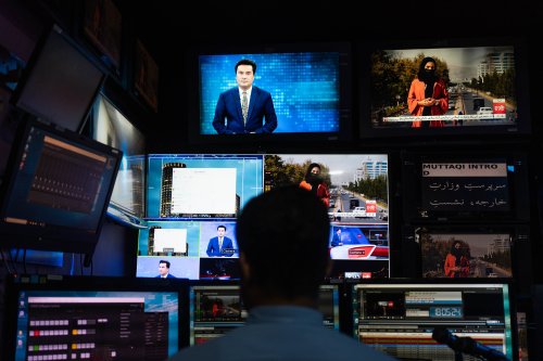 Inside a TV news station determined to report facts in the Taliban's Afghanistan
