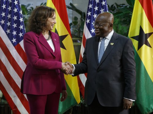 Vice President Harris pledges aid to Ghana amid security and economic concerns