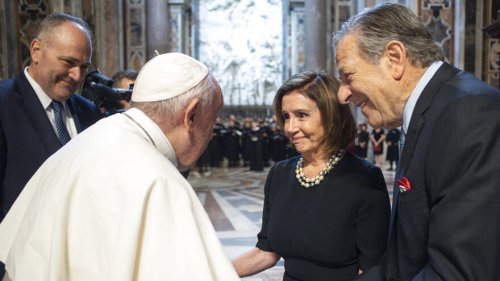Pelosi receives Communion in the Vatican, despite her home archbishop refusing it