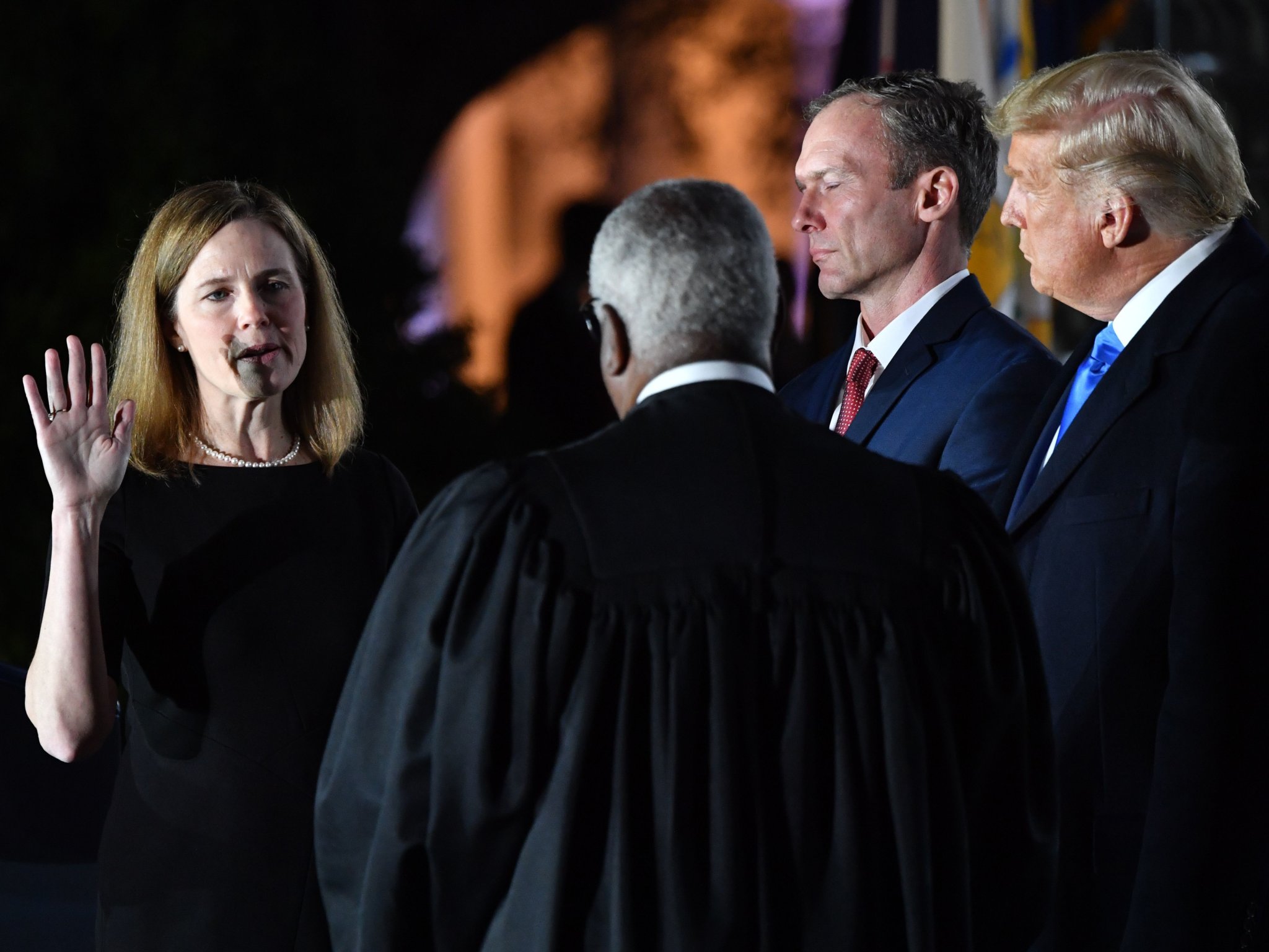 Amy Coney Barrett Confirmed To Supreme Court, Takes Constitutional Oath
