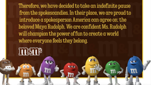 M&M's replaces its spokescandies with Maya Rudolph after Tucker Carlson's rants