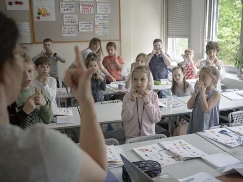 This school takes kids from the most traumatized parts of Ukraine — and offers hope