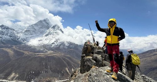 Mount Everest trekker: "I'm getting my body used to the high altitude"