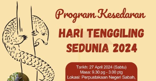 Sabah State Library to host World Pangolin Day conservation event