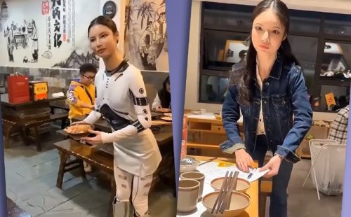 #NSTviral: Woman restaurateur in China makes waves online with her robot-like service [Watch]