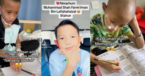 #NSTviral: 'I want to go to school': An 8-year-old boy's last words before he dies due to brain tumour [WATCH]