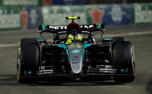 Hamilton fastest in first Las Vegas Grand Prix practice