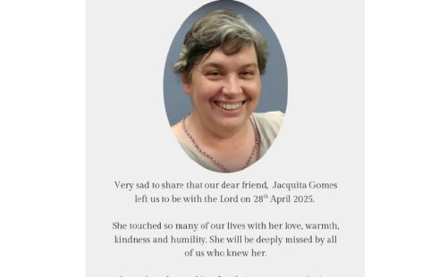 Jacquita Gonzales, widow of MH370 supervisor, dies