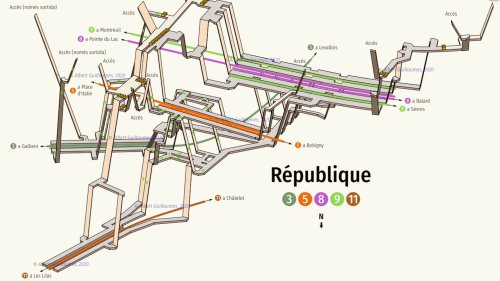 Découvrez les plans vertigineux du métro parisien en 3D